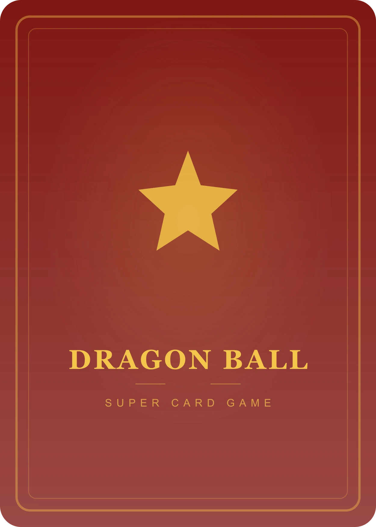 Dragon Ball Super card back illustration