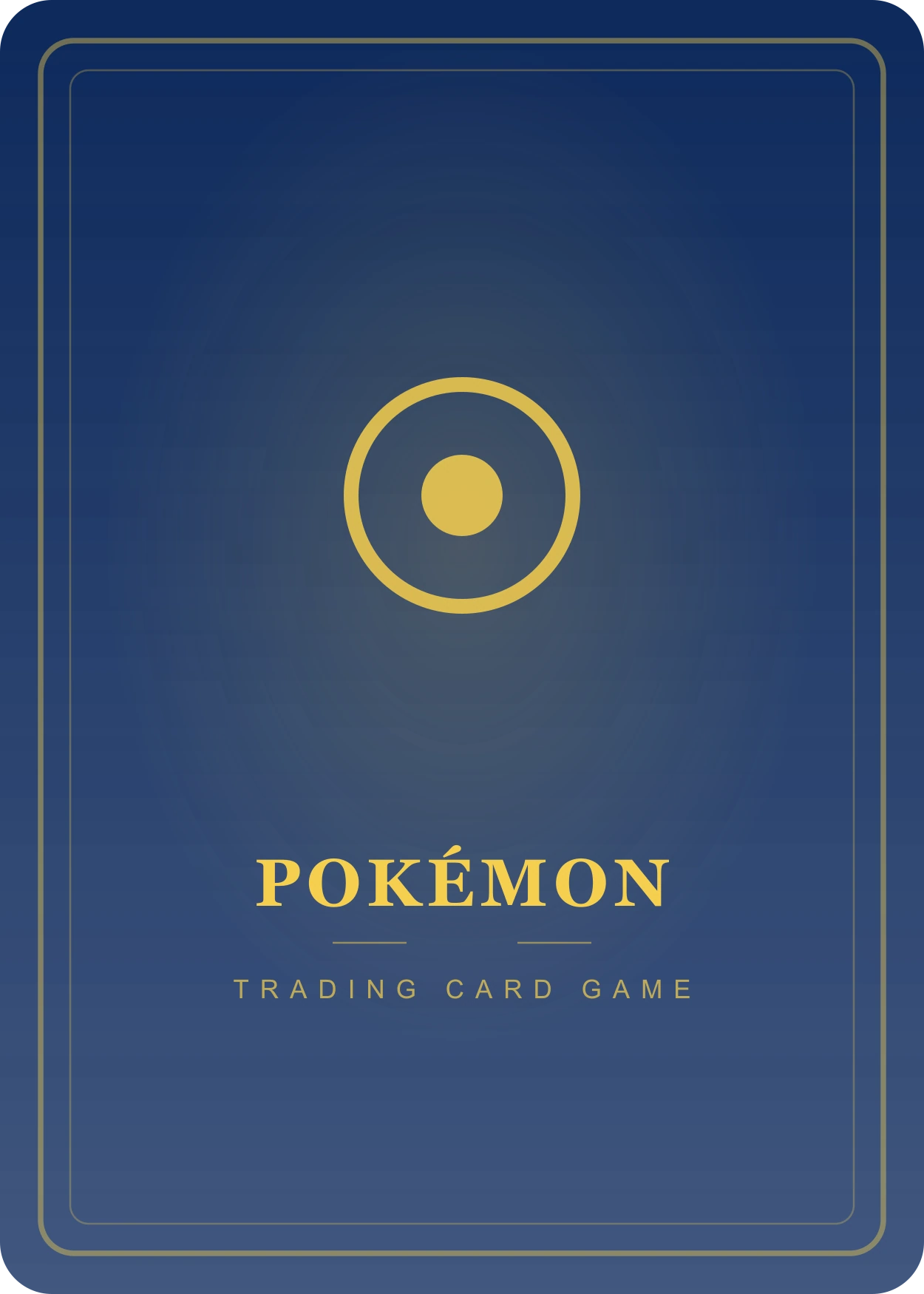 Pokémon TCG card back illustration