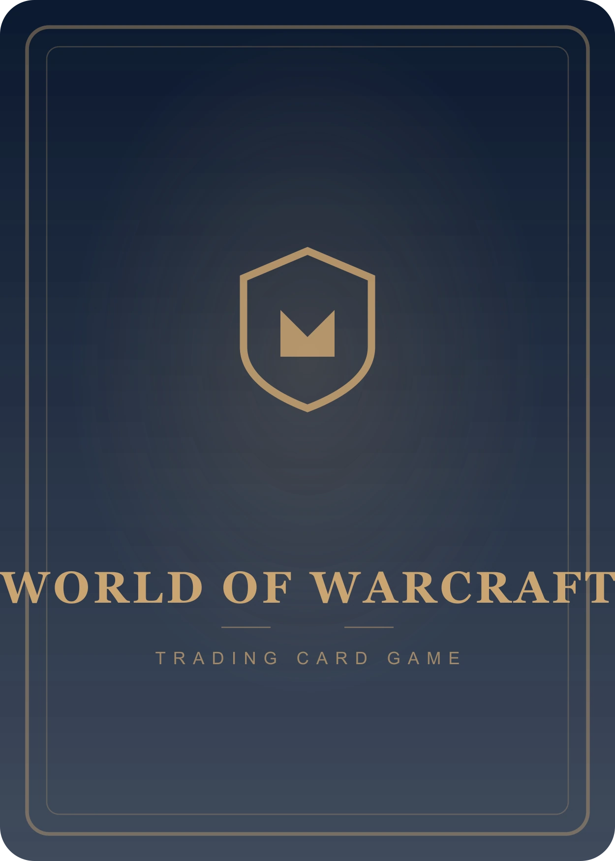World of Warcraft TCG card back illustration